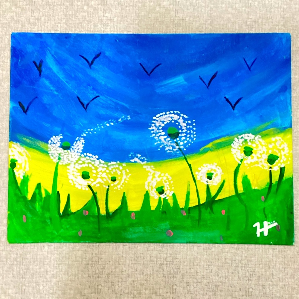 Dandelion Painting